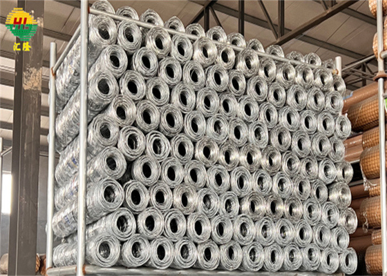 2.5M Height Galvanzied Hinge Joint Wire Mesh Fence For stock farm and Feeding