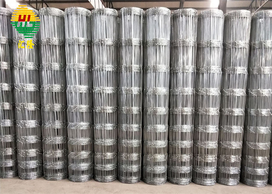 2.5M Height Galvanzied Hinge Joint Wire Mesh Fence For stock farm and Feeding