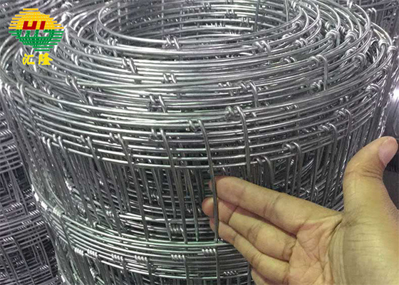 High Quality Galvanzied Hinge Joint Wire Mesh Fence For Feeding And Culture