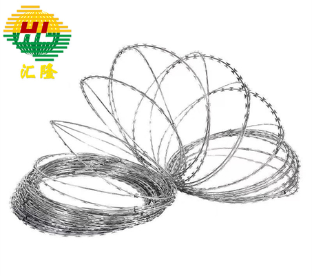 Military Defense Galvanzied BTO-18 Concertina Razor Wire Fence