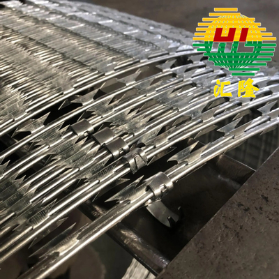BTO-22 Concertina Razor Wire Coils High Tensile Ss 304 Stainless Steel 316 Hot Dipped Galvanized
