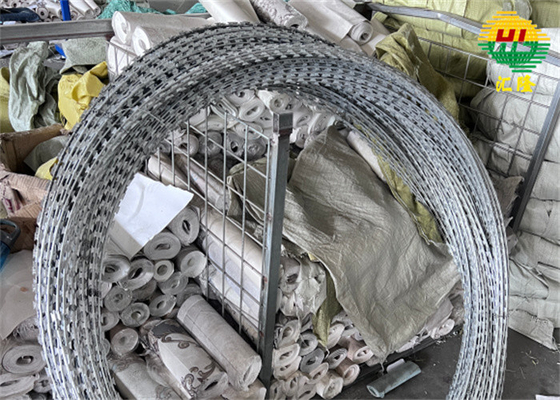 High Quality Concertina Razor Wire Durable Sharp Blades For Ultimate Security