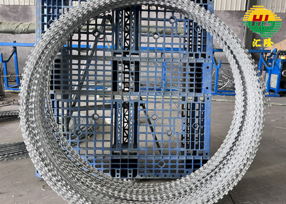 High Quality Concertina Razor Wire Durable Sharp Blades For Ultimate Security