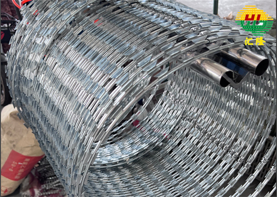 Concertina Razor Wire Corrosion-Resistant Easy to Install Superior Safety