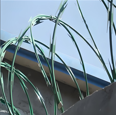 Concertina Razor Wire Fence With 2.8mm BTO-22 Spray Powder Razor Blade