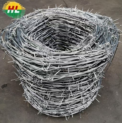 Hot Dipped Galvanised Barbed Wire For Security Defence