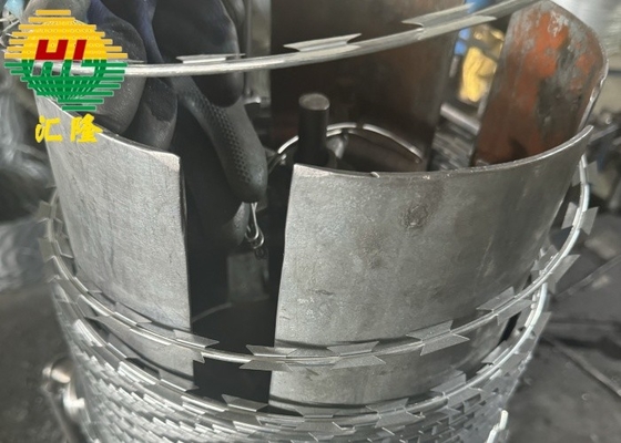 High Tensile Reinforcing Band Concertina Barbed Wire BTO16 BTO18