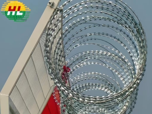Durable Linear Razor Barbed Wire For Protection