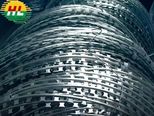 Durable Linear Razor Barbed Wire For Protection