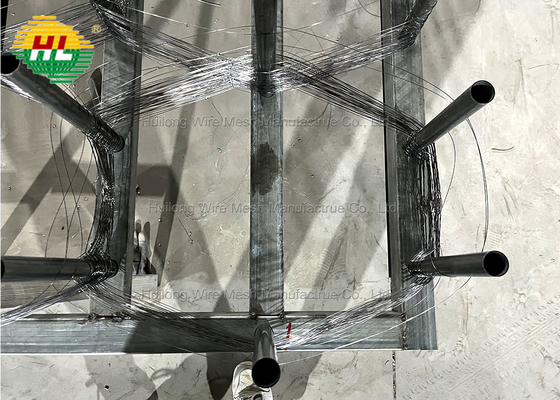 0.9mm Steel Wire Obstacle Low Visibility Mesh Secure Anti-Tank Barrier Nets For Strategic Defense Points