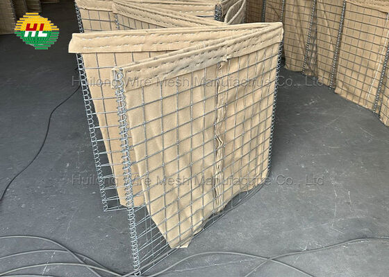 Hot Sale Sand Filled Hesco Gabions Defensive Bastion Barriers Defensive Barriers Flood Control Defensive Barrier Sandbag Defence Wall Barrier