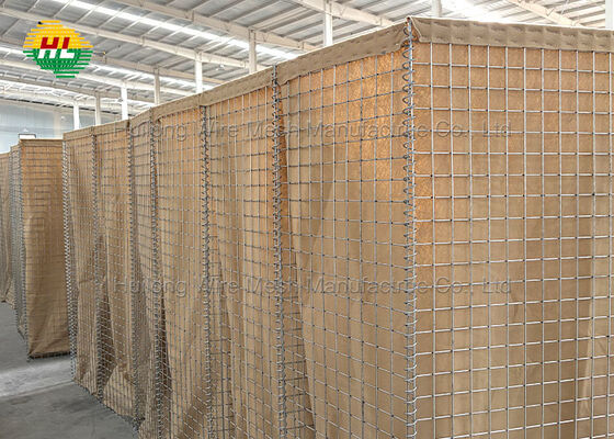 Ballistic Protection Defensive Barrier Perimeter Security Collapsible Barriers Container Hesco Gabions Walls For Bunkers Barrier
