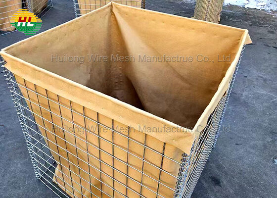 Hot Sale Sand Filled Hesco Gabions Defensive Bastion Barriers Defensive Barriers Flood Control Defensive Barrier Sandbag Defence Wall Barrier