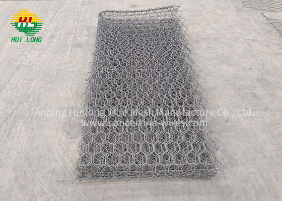 Jaula Gaviones Hexagonal Galvanizado 2x1x1m Gran Stock Disponible Obra Civil Ingenieria Proteccion Rios Envio Inmediato