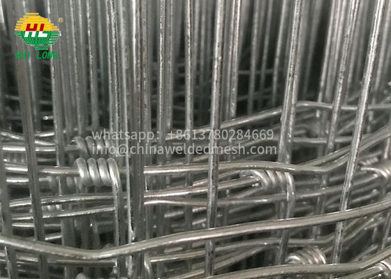 Hot Dipped Galvanized 2mm Wire Grassland Steel Woven Hinge Joint Wire Mesh Field Fence, Cattle Fence & Horse Fence