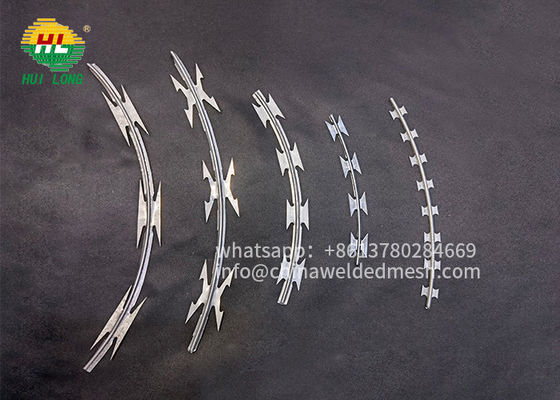 Bto-22 Bto-30 Cbt-60 Cbt-65 Galvanized Razor Wire Ribbon 2.8mm
