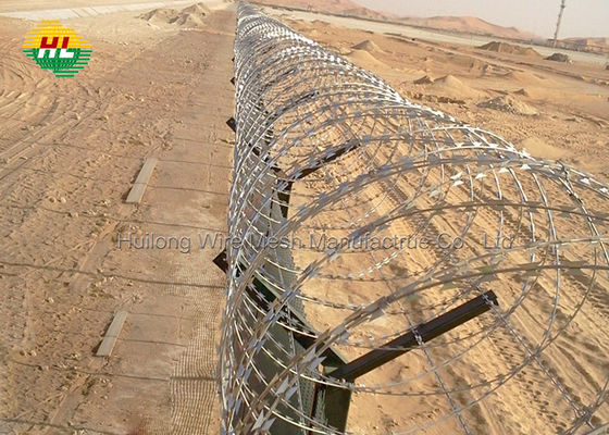 Razor Garden Wire Garden Security Fencing, Clipped Concertina Razor Wire Galvanised Steel 300MM