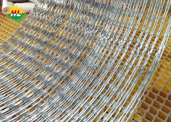 Razor Concertina Wire Galvanised Steel Garden Fence Helical Barbed Wire Coiled Concertina Type Security