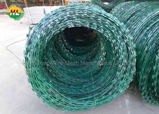 Razor Concertina Wire Galvanised Steel Garden Fence Helical Barbed Wire Coiled Concertina Type Security