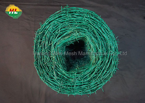 High Tensile 15BWG Galvanized Barbed Wire Fence Roll 200m Coil