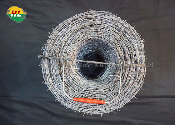 2.5 Mm Barbed Wire , Diameter 1.57mm 1.8mm Security Fence Razor Wire