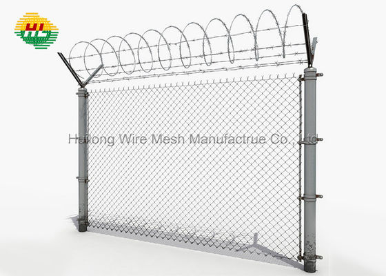25m Green Pvc Chain Link Fence