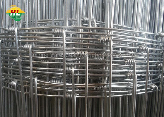 High Strength Hot Dipped Galvanized Grassland Fences, 0.9m Height 2mm Wire Hinge Joint Goat Wire Mesh Field Fence