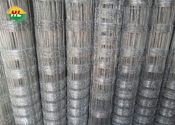 60 In. X 100 Ft. Hinge Joint Sheep & Goat  Woven Wire Mesh Fence 2.4mm Galvanized Wire