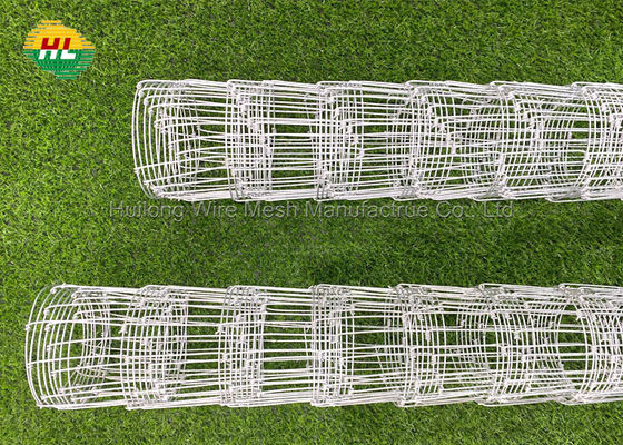 CE 100m Hinge Joint Wire Mesh , Durable Electro Galvanized Cattle Fence Roll