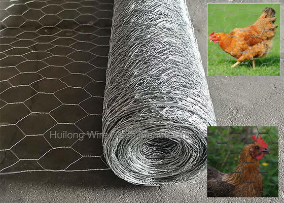 Poultry Rabbit Chicken Vinyl Coated Hex Netting Low Carbon Iron Wire