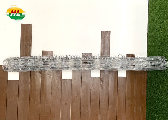 120cm Hinge Joint Mesh , 74kg Galvanized Fence Roll For Cattle Farming