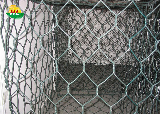 Galvanized Stones Filled Gabion Box Wire Mesh For Prevent Flooding