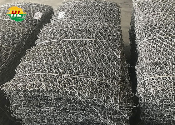 2*1*1m Gabion Wire Mesh Boxes Hot Dipped Galvanized filled with rocks