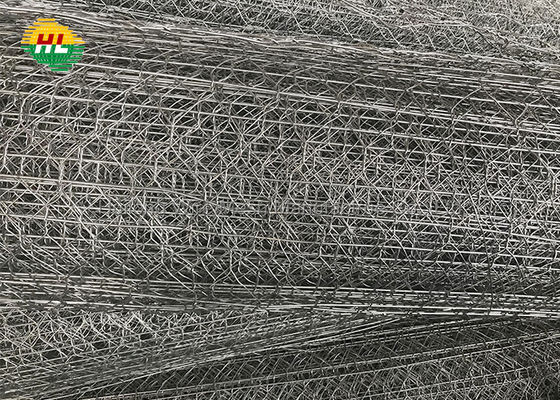 100x120MM Gabion Box Wire Mesh Strong Firm With Hexagonal Opening