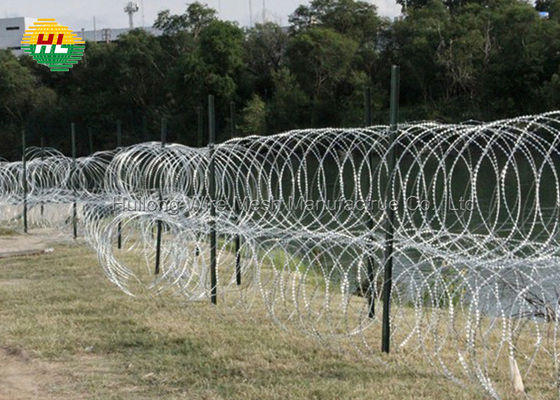 450mm Diameter Concertina Razor Wire Fence 8-10m Length