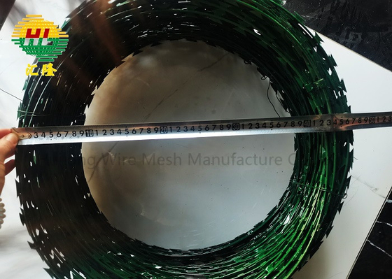 450mm PVC Coated Galvanized Concertina Security Border Fence
