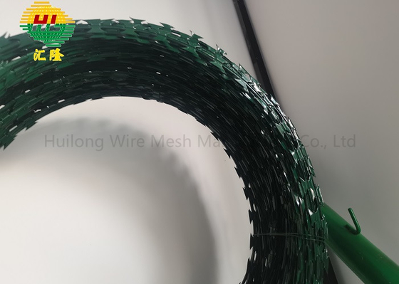 450mm PVC Coated Galvanized Concertina Security Border Fence