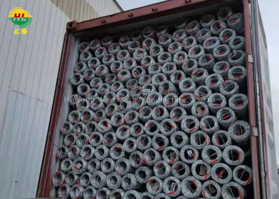 Hot Dipped Galvanised Steel Barbed Wire 1.24*1.24mm 200m