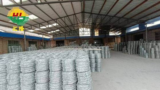 Hot Dipped Galvanised Steel Barbed Wire 1.24*1.24mm 200m