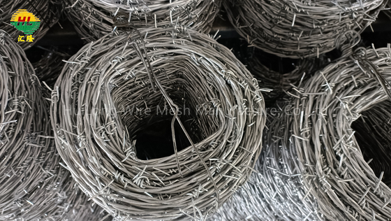 Zinc Coating Galvanized Barbed Wire For Resident Usage