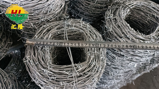 Zinc Coating Galvanized Barbed Wire For Resident Usage