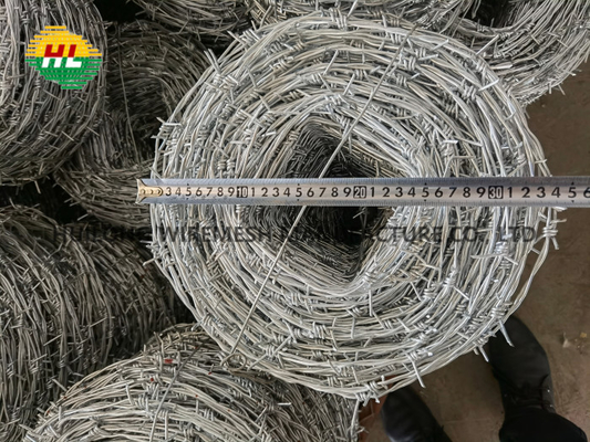 1320ft 12-1/2Gauge High Tensile Barbed Wire Heavy Galvanized for Field Fencing