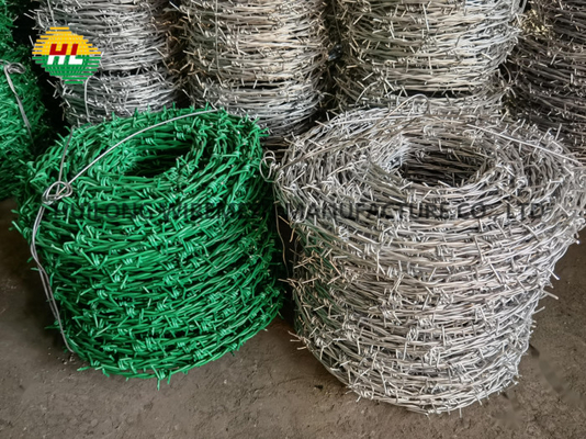 1320ft 12-1/2Gauge High Tensile Barbed Wire Heavy Galvanized for Field Fencing
