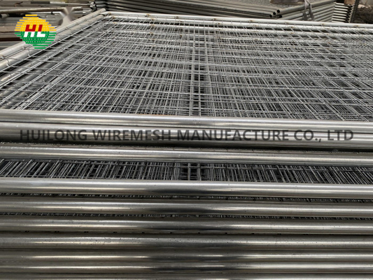 Lightweight Anti Climb Temporary Fence Panel 2400x2100mm Standard With Foot