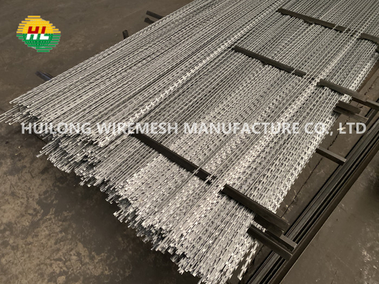 75x150mm Size Bto-30 Welded Razor Wire Mesh For High Security Area Protection