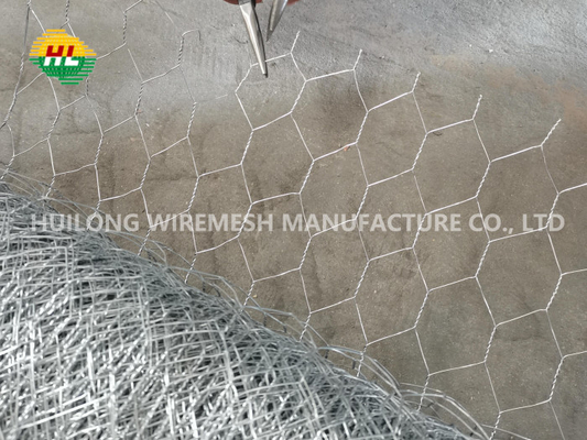 Low Carbon Steel Hexagonal Wire Netting 36 Inches X 50 Feet X 1 Inch Mesh