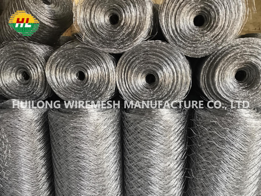 Low Carbon Steel Hexagonal Wire Netting 36 Inches X 50 Feet X 1 Inch Mesh