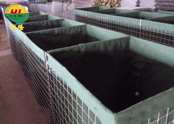 Height 0.6m-2.7m  Sand Wall Hesco Barrier Length 1.21m-33m