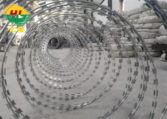 BTO-18 Conertina Razor Wire Galvanized For Prisons And Correctional Facilities