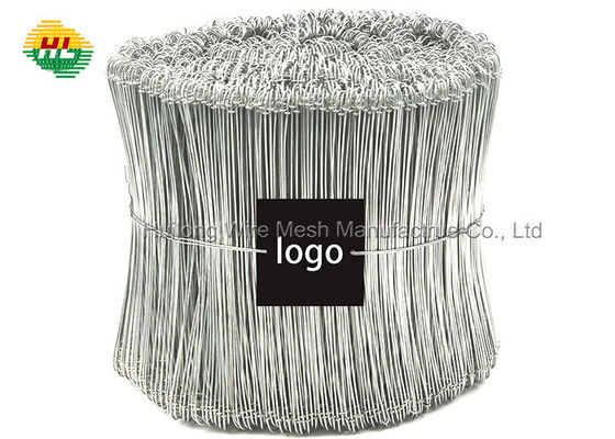 HUILONG 150mm Double Loop Rebar Tie Wire Galvanized 1000 Pcs / Bundles